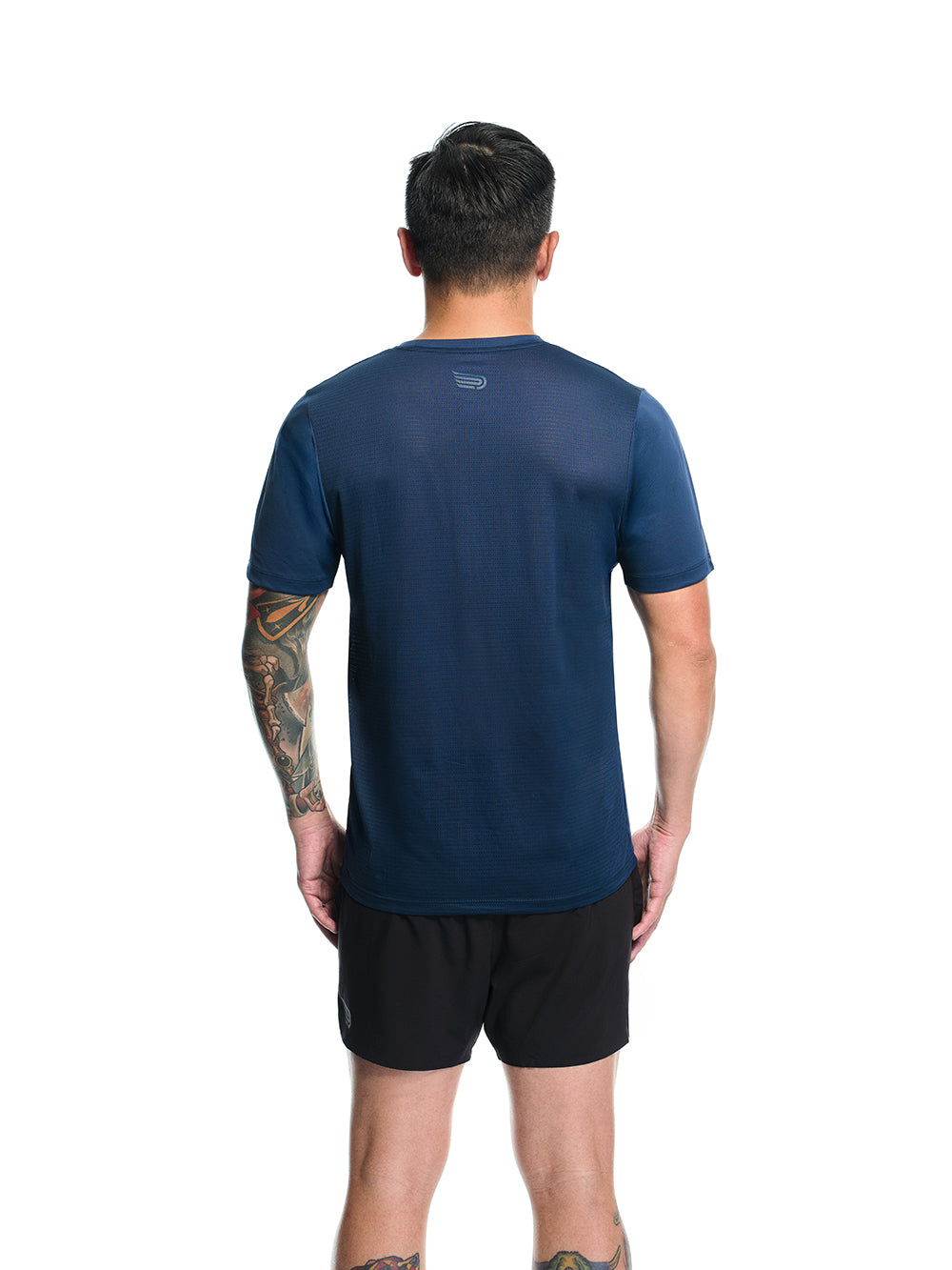 Men's Prevail SS Tee Navy Core Logo