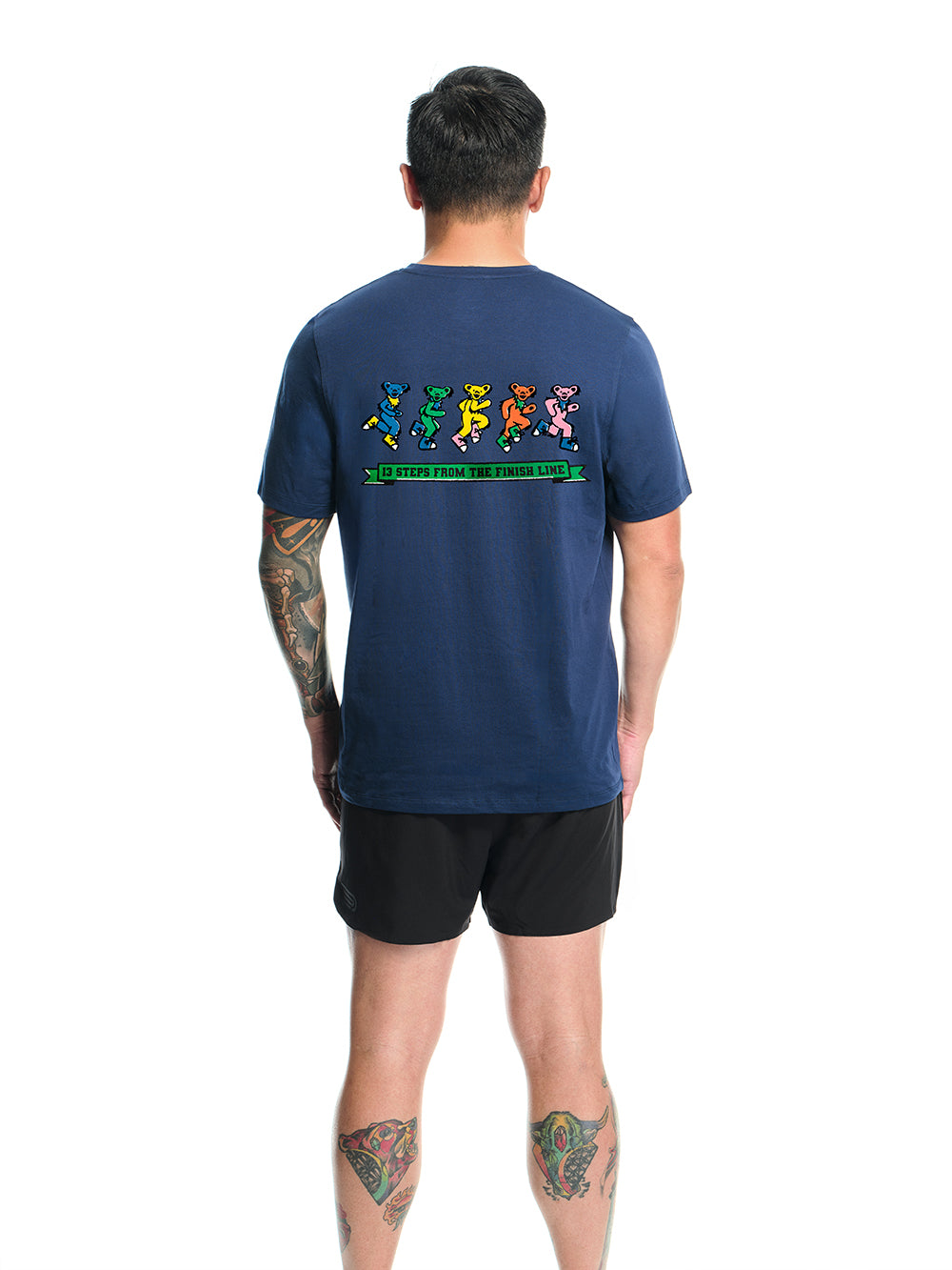 Men's 365 Eco Tee Navy Dancing Bears