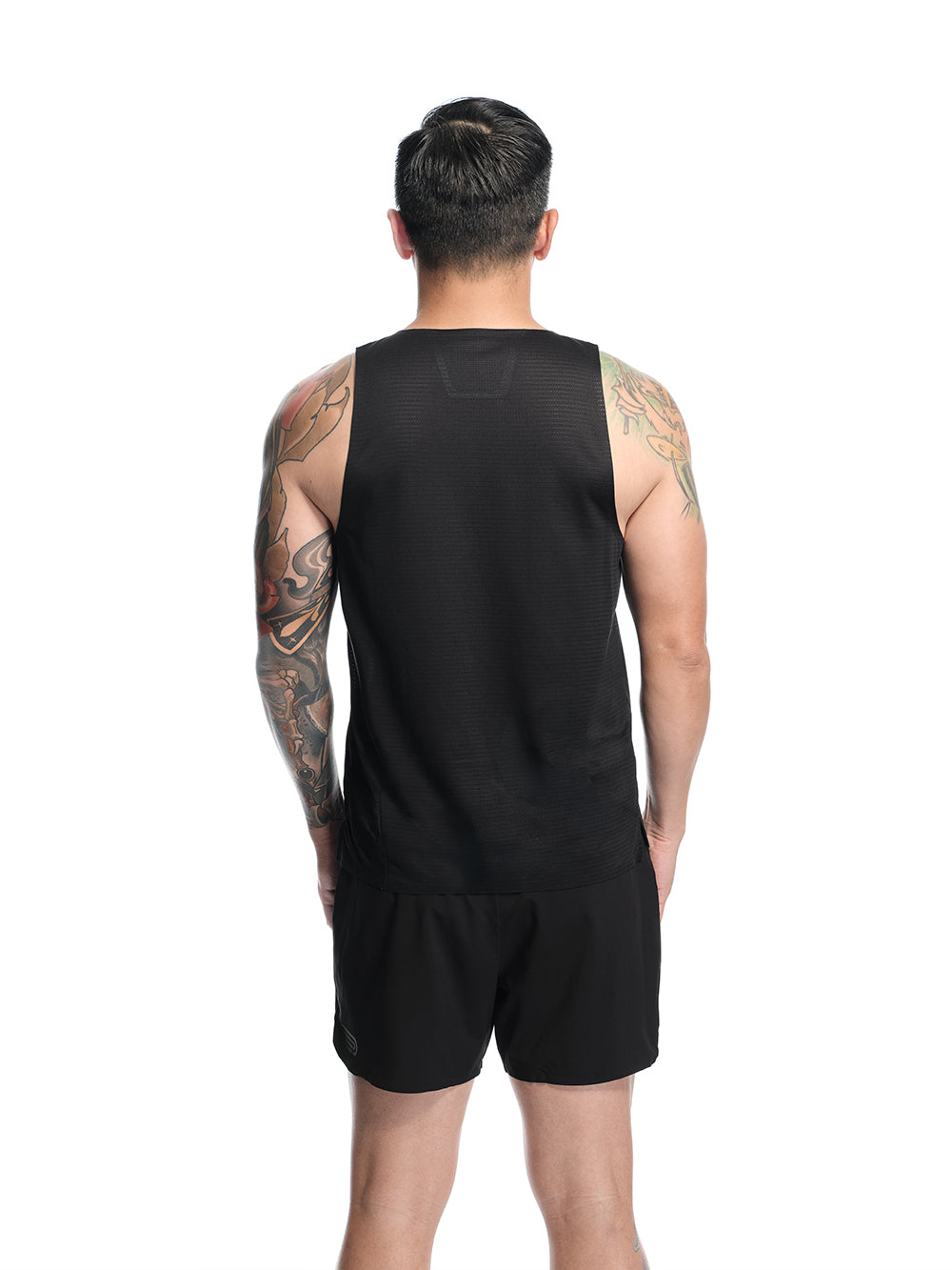 Men's Prevail Singlet Black Bolt Logo