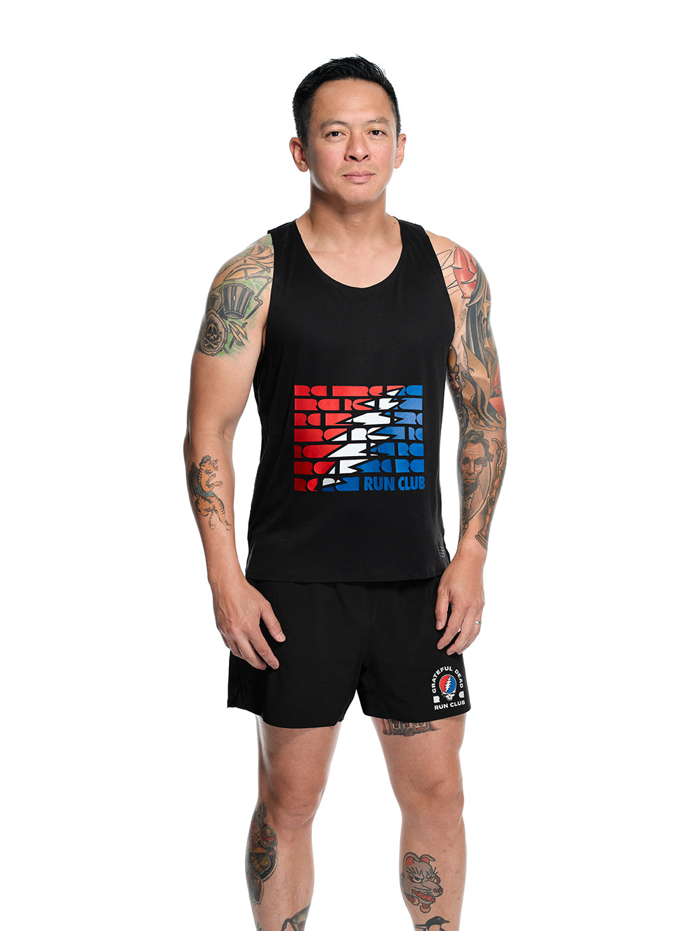 Men's Prevail Singlet Black Bolt Logo