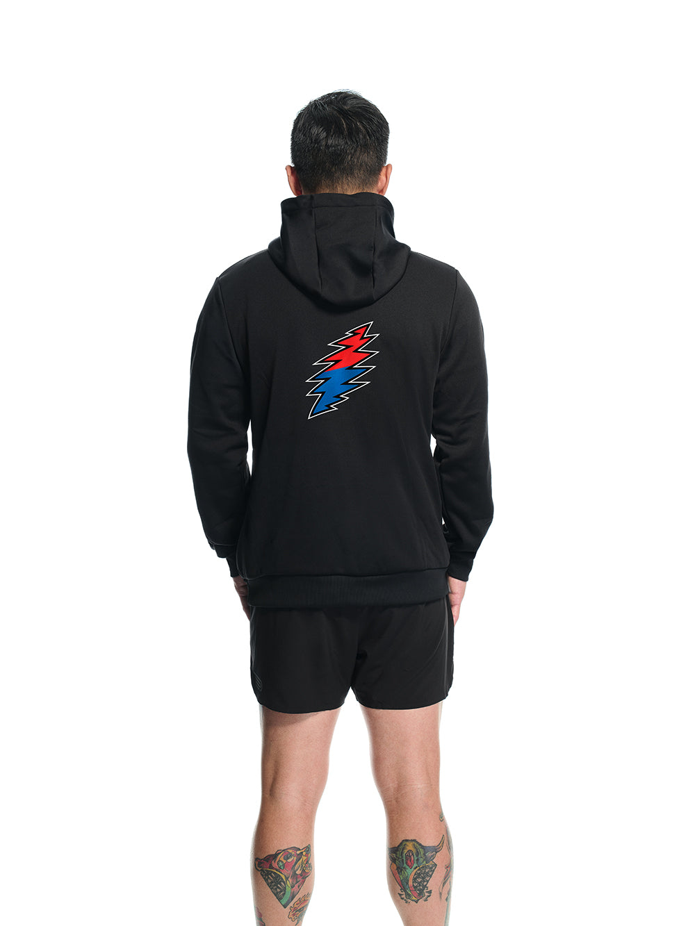 Men's Renew Hoodie Black Core Logo