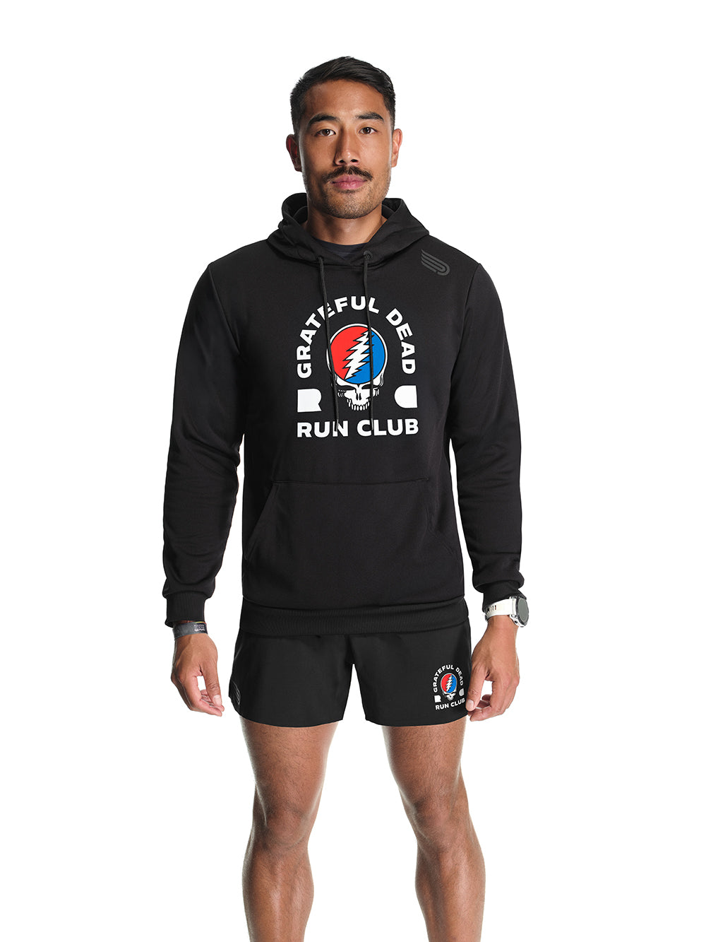 Men's Renew Hoodie Black Core Logo