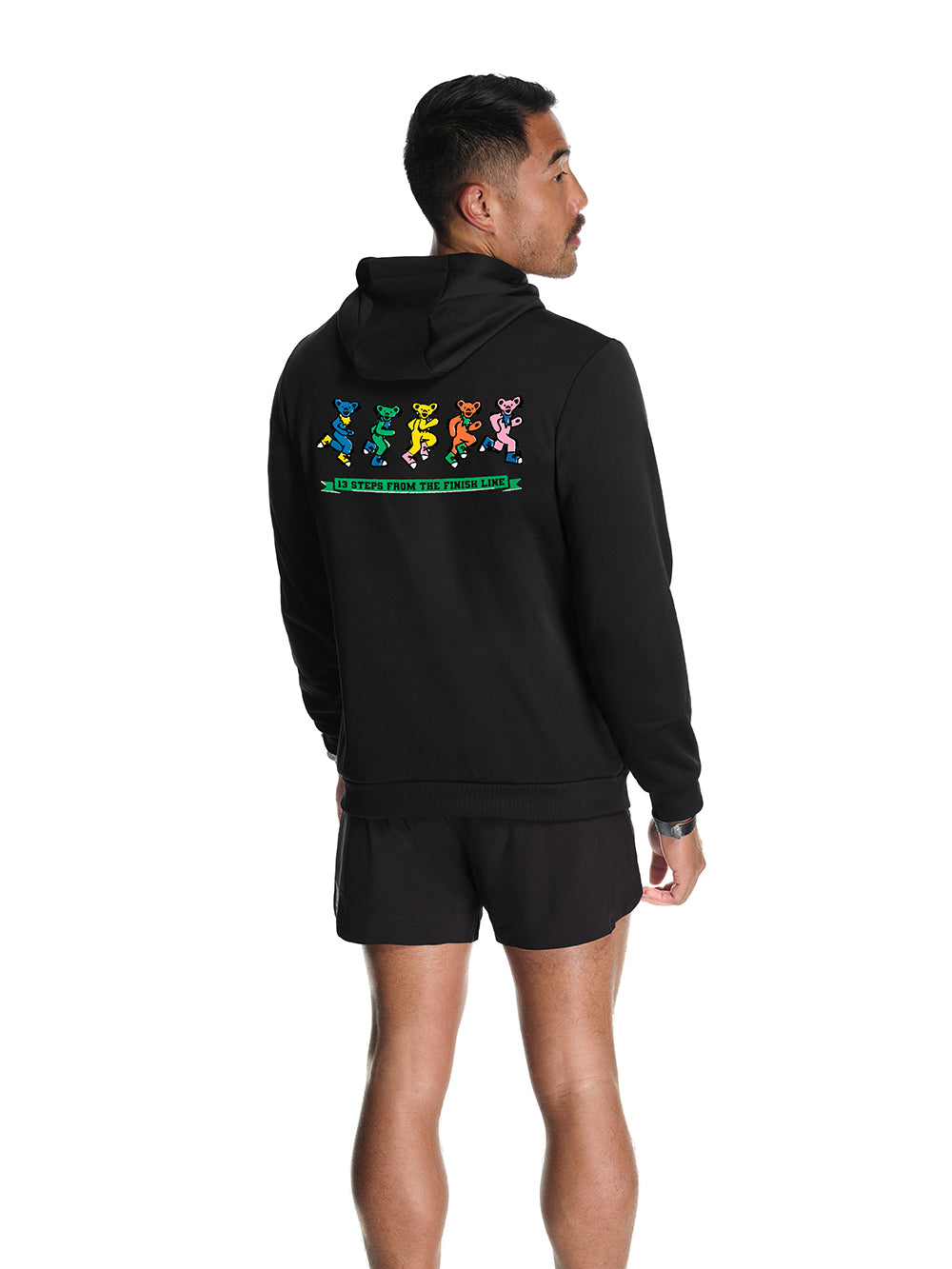 Men's Renew Hoodie Black Dancing Bears