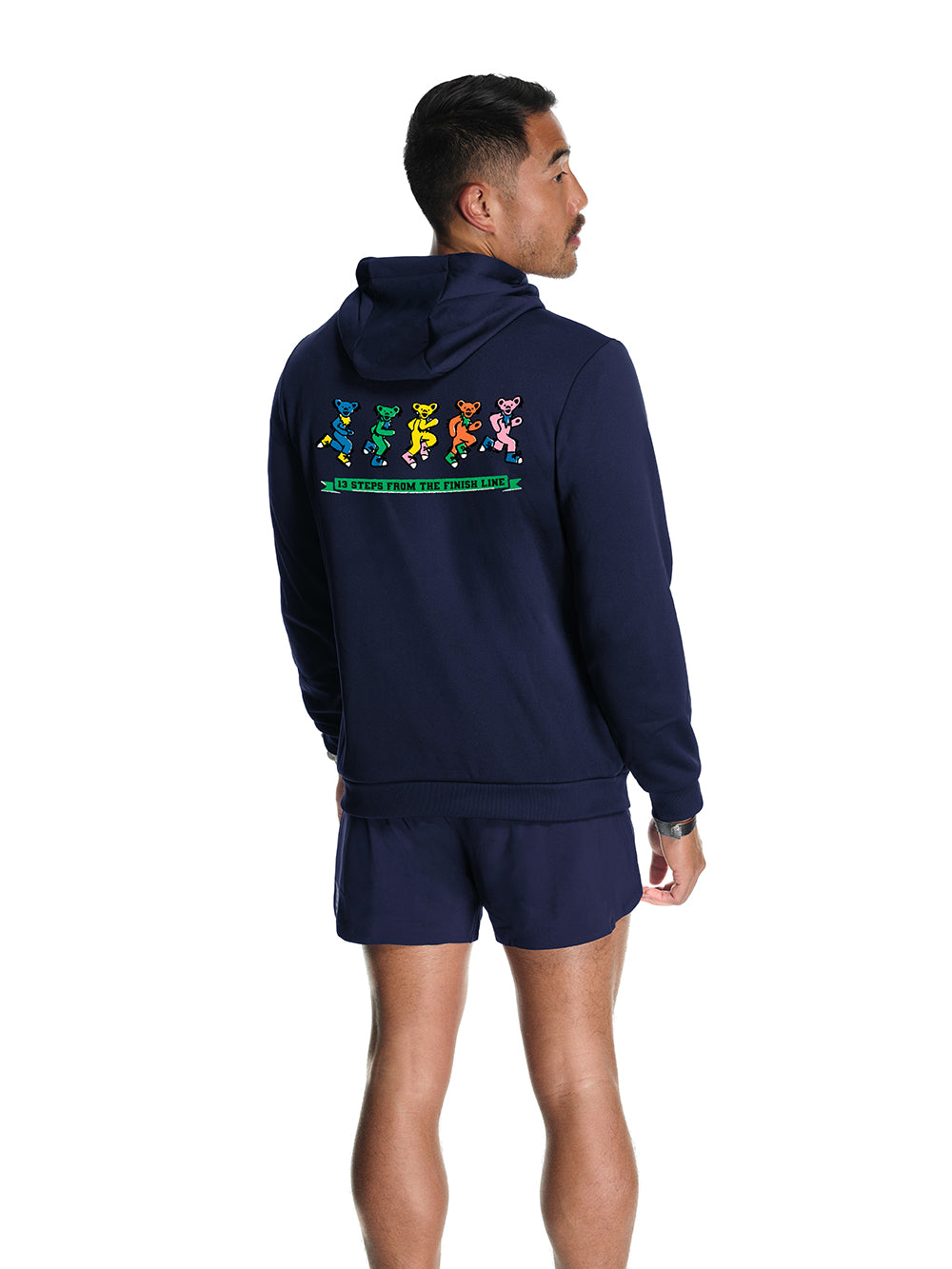 Men's Renew Hoodie Navy Dancing Bears