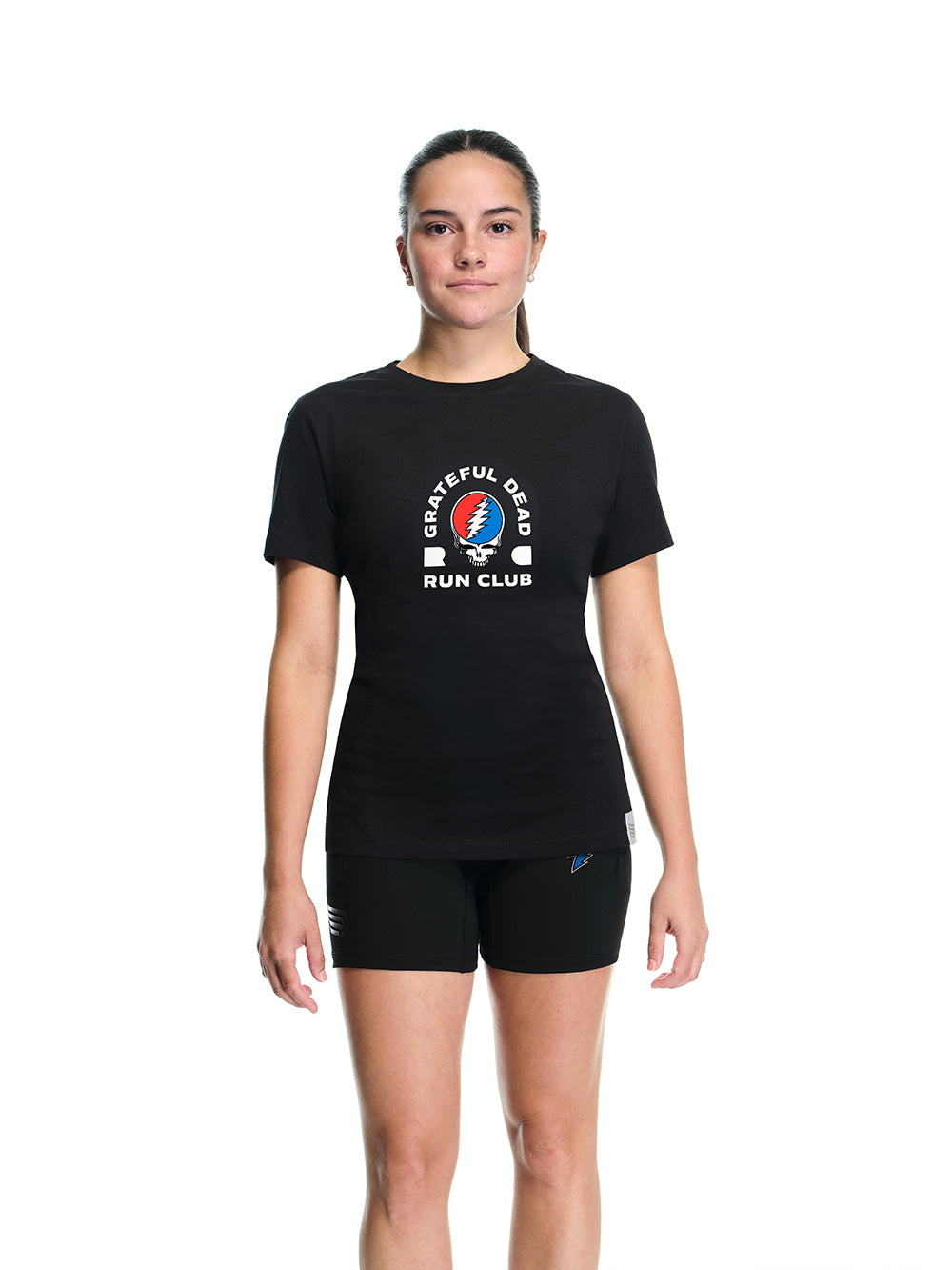 Women's 365 Eco Tee Black Core Logo
