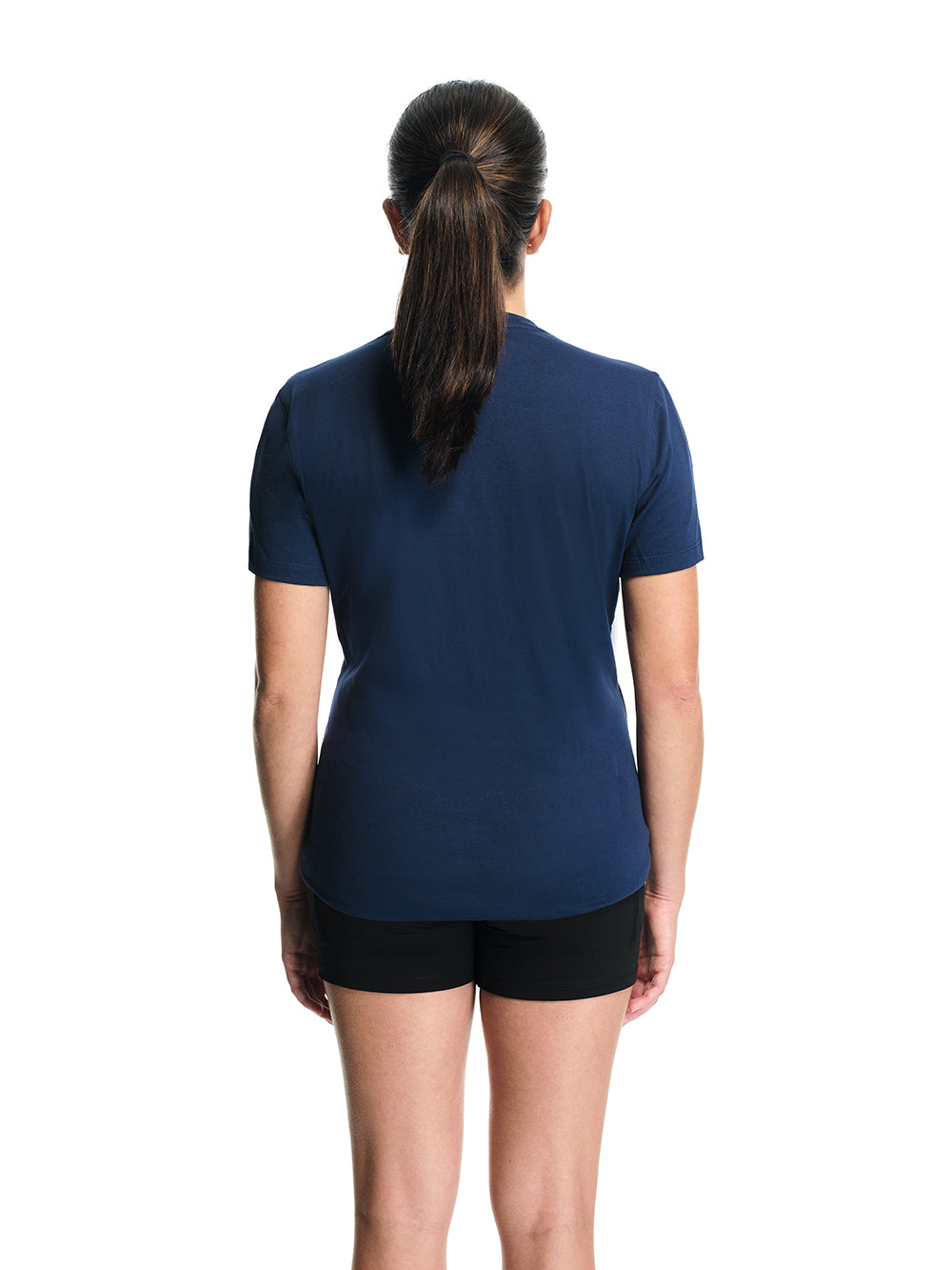 Women's 365 Eco Tee Navy Core Logo