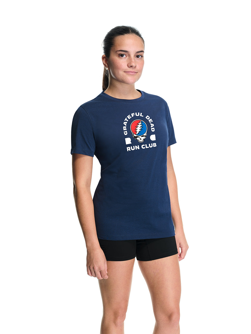 Women's 365 Eco Tee Navy Core Logo