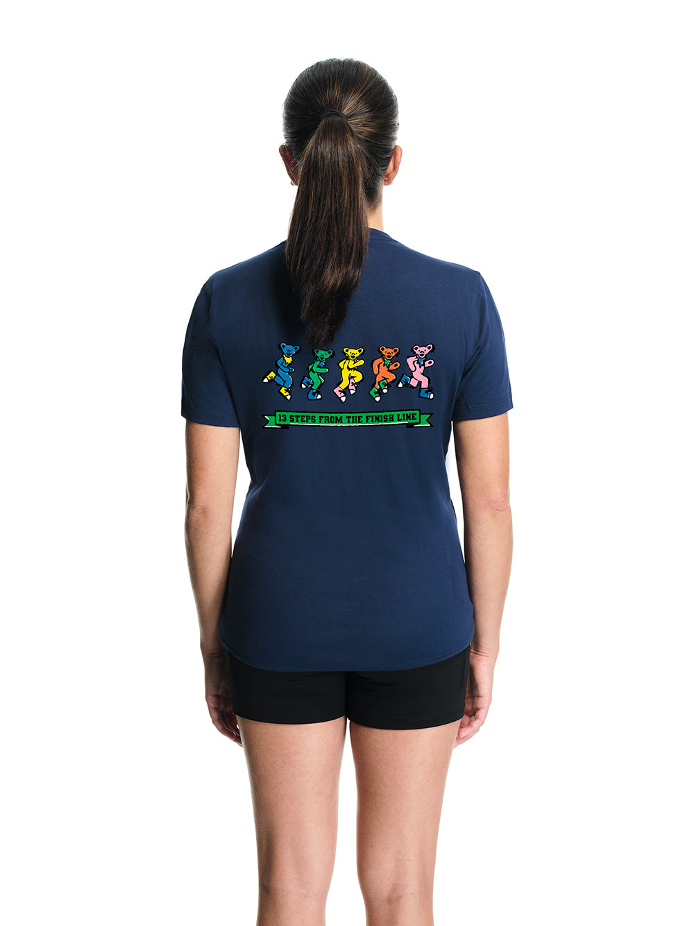 Women's 365 Eco Tee Navy Dancing Bears