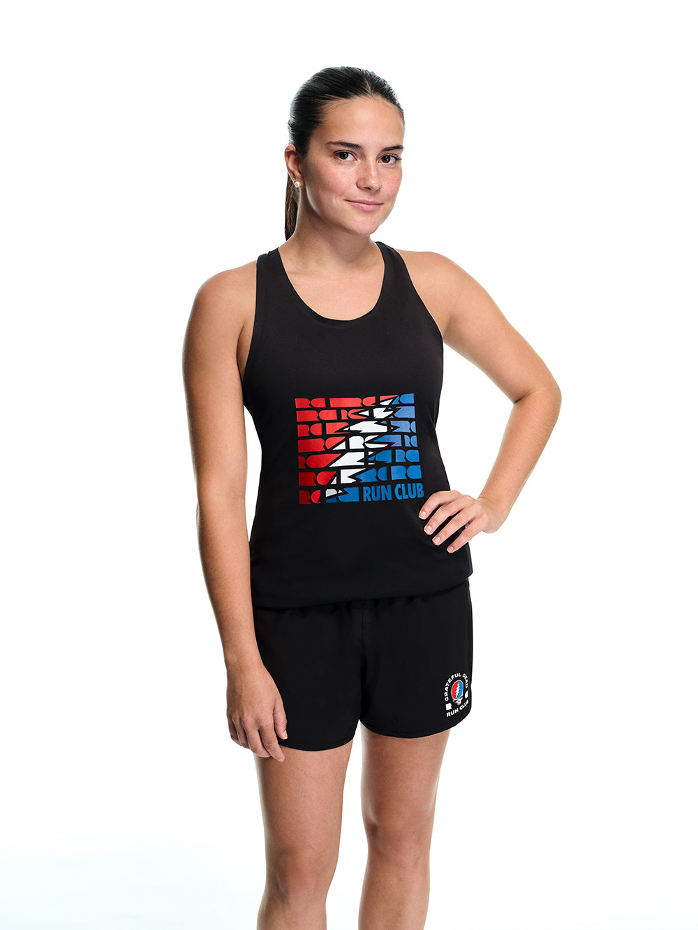 Women's Prevail Singlet Black Bolt Logo