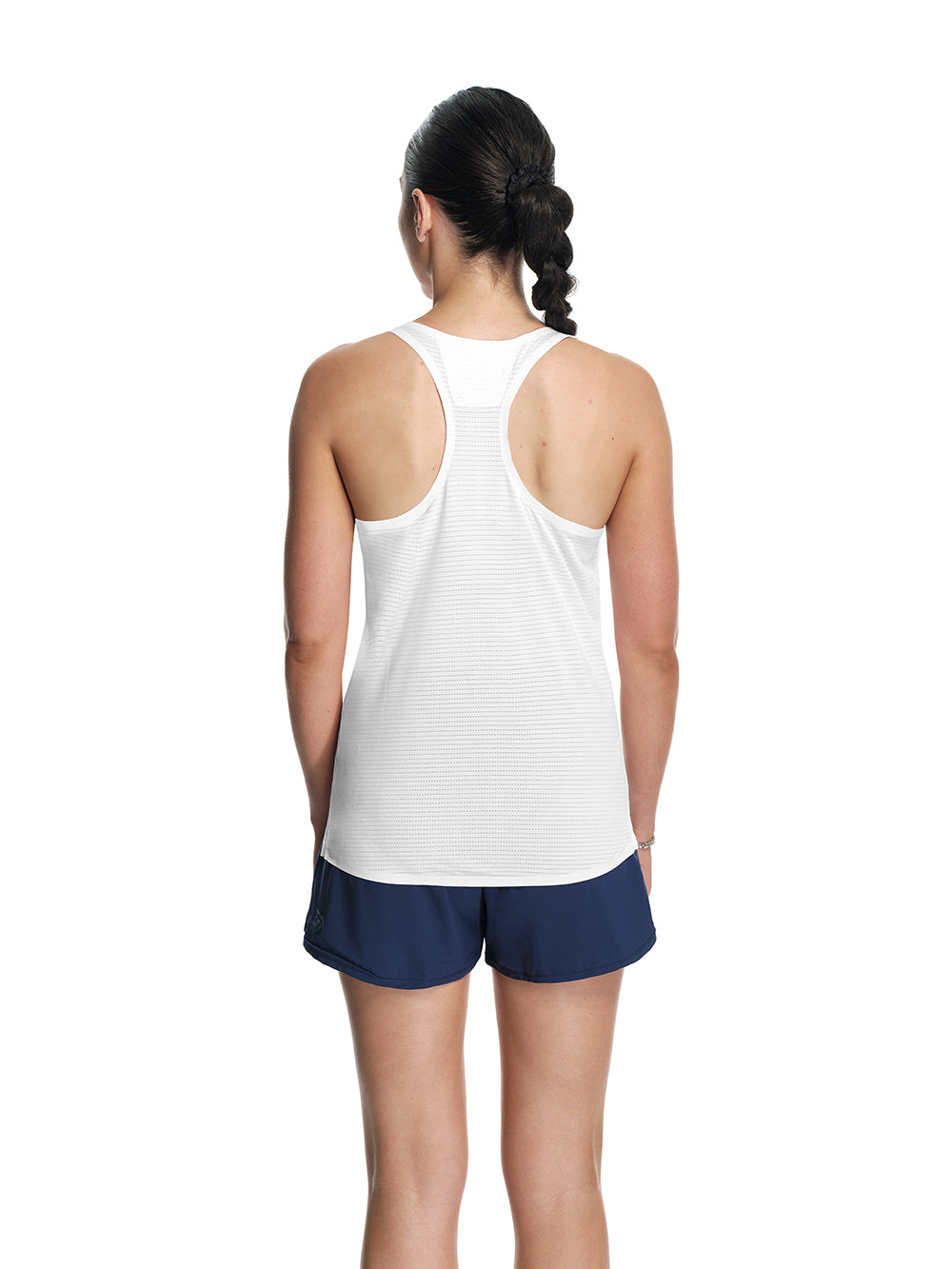 Women's Prevail Singlet White Bolt Logo