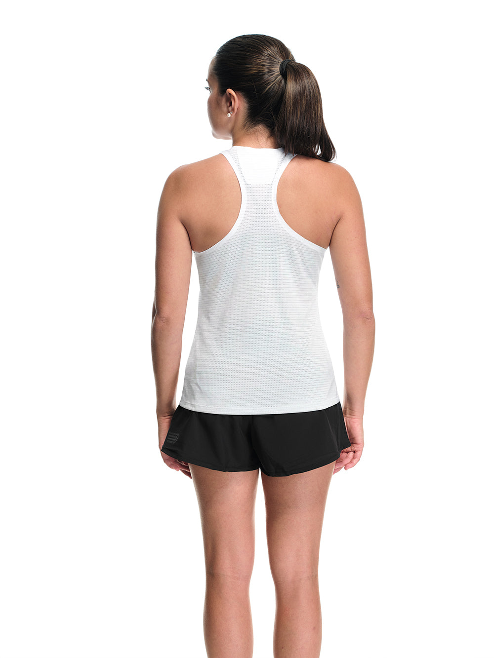 Women's Prevail Singlet White Core Logo