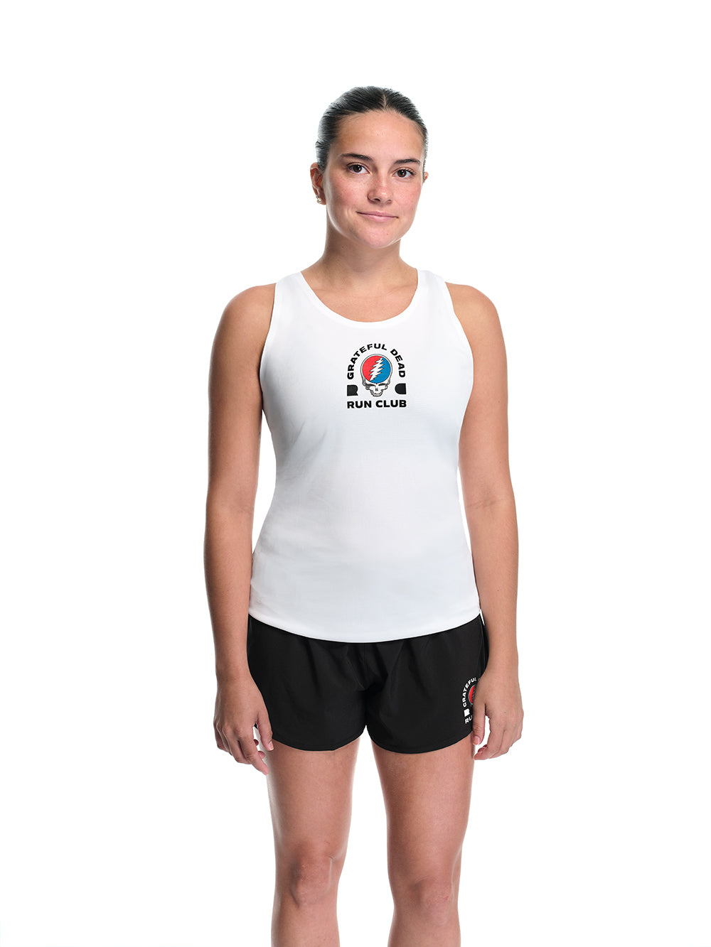 Women's Prevail Singlet White Core Logo
