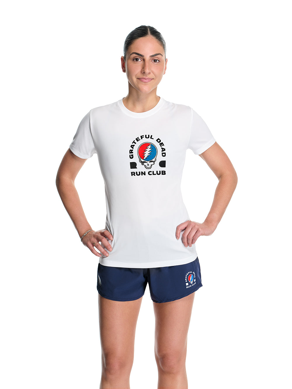 Women's Prevail SS Tee White Core Logo
