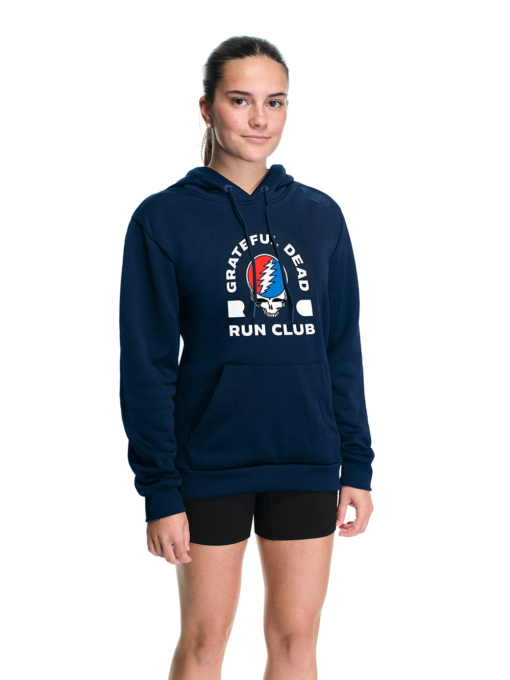 Women's Renew Hoodie Navy Core Logo